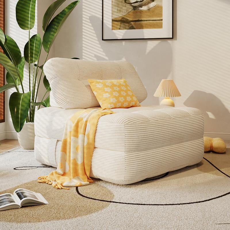 Yitahome 2-In-1 Foldable Sofa Bed, Super Comfy Chair Bed, with Pillow Foldable Mattress, with Support, Space Saver for Living Room, Bedroom, Guests