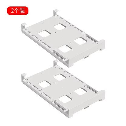 Refrigerator Storage Cabinet Drawer Soda Can Dispenser Beverage Rack Plastic Food Storage Rack for Refrigerator Cabinet Kitchen