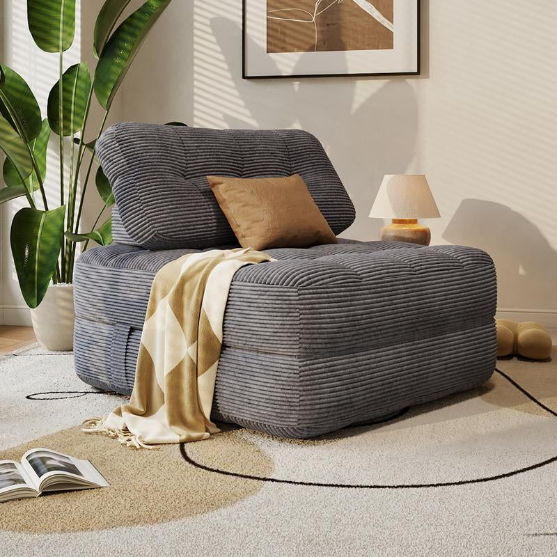 Yitahome 2-In-1 Foldable Sofa Bed, Super Comfy Chair Bed, with Pillow Foldable Mattress, with Support, Space Saver for Living Room, Bedroom, Guests